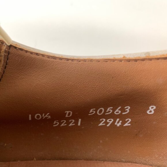 Allen Edmonds white bucks (Suede?) men's shoes, size 10-1/2 - Picture 11 of 12